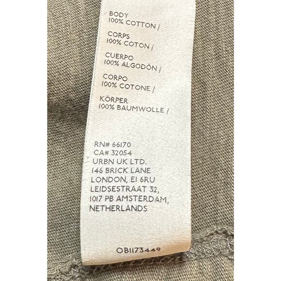 Free People You Rock Tee in Washed Army Green Size S - Picture 13 of 13